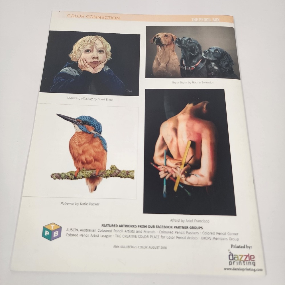 Color Magazine August 2018 By Ann Kullberg Colored‎ Pencil Art - Picture 4 of 5